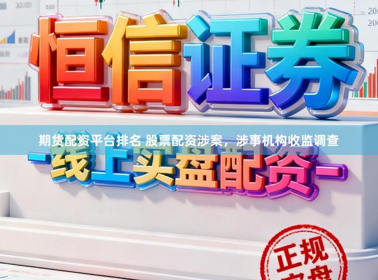 期货配资平台排名 股票配资涉案,涉事机构收监调查