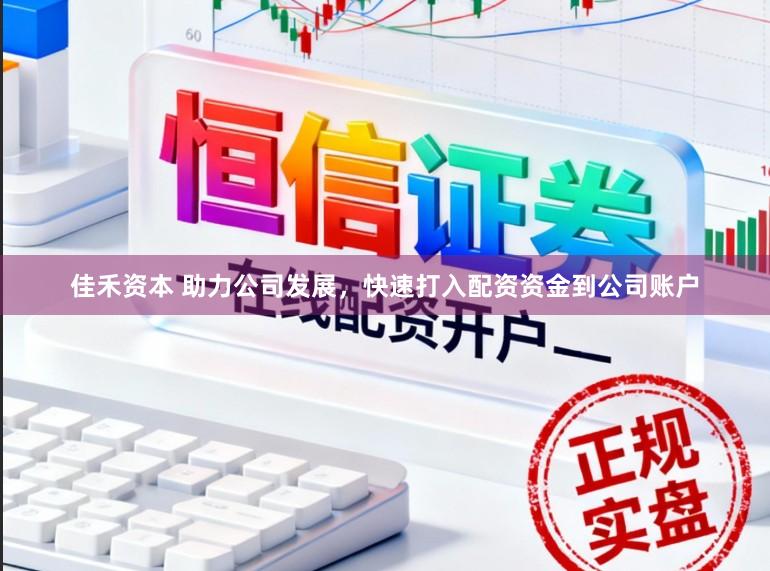 佳禾资本 助力公司发展，快速打入配资资金到公司账户