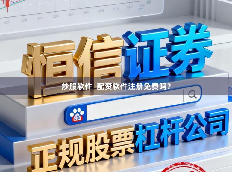 炒股软件  配资软件注册免费吗？
