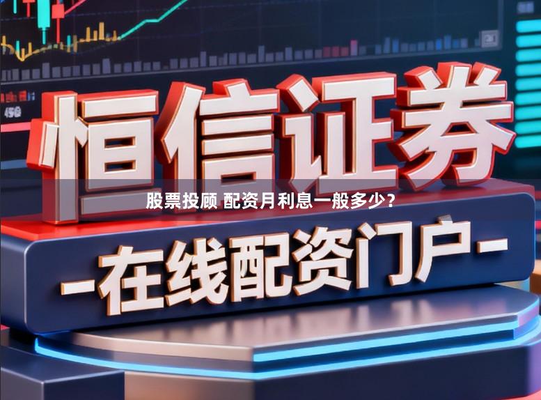 股票投顾 配资月利息一般多少？